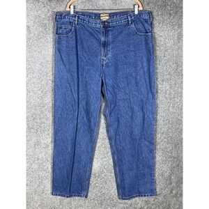 WearGuard Classic Fit Jeans Mens Size 44X32 Blue Denim Cotton Straight Leg
